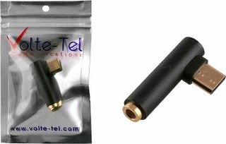 Volte-Tel Μετατροπεας Gold Plated Audio Jack 3.5MM To Type C BLACK - (5205308228711)