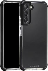 Vivanco Rock Solid Cover Case Samsung S22 Transparent Black Backcover - (63110)