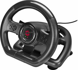 SpeedLink (SL-650300-BK) Black Bolt Racing Wheel For Pc (BLACK)