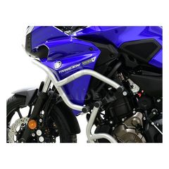ZIEGER FAIRING CRASH BAR SILVER/BLACK -thumb-1