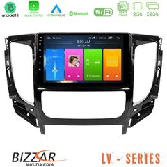 Bizzar LV Series Mitsubishi L200 2016-> & Fiat Fullback (Auto A/C) 4Core Android 13 2+32GB Navigation Multimedia Tablet 9"
