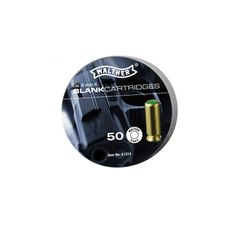 WALTHER BLANK CARTRIDGES Σηματοδοσίας 8mm P.A. — Ενδεικτική τιμή προϊόντος της κατασκευάστριας εταιρείας για την Ευρωπαϊκή αγορά : 33 € ΒΛΕΠΕ ΣΗΜΑΝΤΙΚΗ ΠΡΟΕΙΔΟΠΟΙΗΣΗ ΑΣΦΑΛΕΙΑΣ ΠΕΛΑΤΩΝ