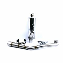 ΕΞΑΤΜΙΣΗ VPR HIGH UP ROUND INOX OPEN  HONDA ASTREA GRAND/ HONDA SUPRA/HONDA GLX50/HONDA GLX90/HONDA C50/YAMAHA CRYPTON 105/YAMAHA CRYPTON R105/