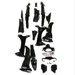 ΠΛΑΣΤΙΚΑ ΣΕΤ ΜΑΥΡΟ NARITA YAMAHA CRYPTON R115 ΜΕ ΦΑΝΑΡΙ