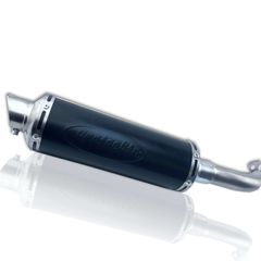 ΕΞΑΤΜΙΣΗ YAMAHA CRYPTON X135 PROTECHT ΜΑΥΡΗ ΣΤΡΟΓΓΥΛΗ