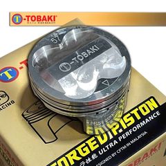 ΠΙΣΤΟΝΙ ΣΦΥΡΙΛΑΤΟ RACING YAMAHA CRYPTON X135 57MM (DOME) TOBAKI  ΤΣ0233