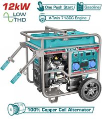 Γεννήτρια Βενζίνης TOTAL 15KVA - 12.000W Επαγγελματική Μονοφασική ( TP1150006 )
