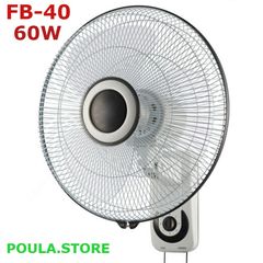 Ανεμιστήρας 16" τοίχου 60W Electric Wall Fan FB-40 CHANGLI CROWN