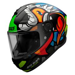Κράνος Axxis Draken Parrot S Ματ Μαύρο
