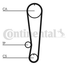 CONTITECH ΙΜΑΝΤΑΣ ΧΡΟΝΙΣΜΟΥ CT808  CT808 1140760A00 1140760A00000 1276160A00 1276160A01 1276175500 1276177500