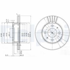 ΣΕΤ ΔΙΣΚΟΠΛΑΚΕΣ ΕΜΠΡΟΣ GAP  BG3749 5171225010 5171225060 5171225061
