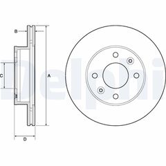 ΣΕΤ ΔΙΣΚΟΠΛΑΚΕΣ ΕΜΠΡΟΣ GAP  BG3935C 517120X500 5171207500 517120X500 S5171207500