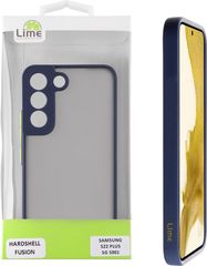 Lime Θηκη Samsung S22 Plus 5G S906 6.6'' Hardshell Fusion Full Camera Protection Blue With Yellow KEYS