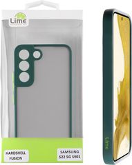 Lime Θηκη Samsung S22 5G S901 6.1'' Hardshell Fusion Full Camera Protection Green With Yellow KEYS