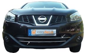 Nissan Qashqai J10 2010-2013 Νίκελ Διακοσμητικό Εμπρός Προφυλακτήρα 