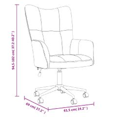 Πολυθρόνα Relax Μπλε Βελούδινη 328182-thumb-7