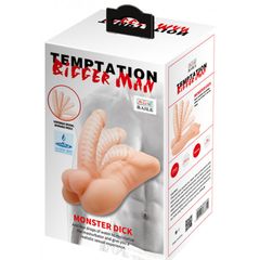 Ρεαλιστικός Ανδρικός Κορμός με Πέος Temptation Bigger Man 19 cm