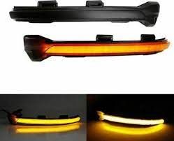 Τρεχούμενα led φλας για καθρέφτες για Ford Kuga (2013-2018), Ecosport (2013-2018), Escape - φιμέ με τρεχούμενο φλας - σετ 2τμχ.