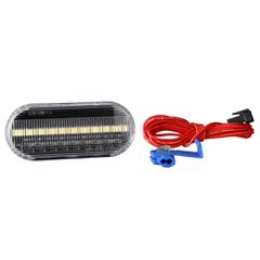 M-tech VW GOLF 3+4 /POLO 6N/9N/PASSAT 96>/T5/SHARAN 18LED (2χ9) SMD 2 ΧΡΗΣΕΩΝ ΠΛΑΙΝΑ ΦΛΑΣ ΦΤΕΡΟΥ ΔΙΑΦΑΝΑ CSM105/MT