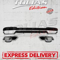 MERCEDES E CLASS W212 & S212 REAR DIFFUSER WITH TIPS  Type E63 / ΟΠΙΣΘΙΟΣ ΔΙΑΧΥΤΗΣ ΜΕ ΕΞΑΤΜΙΣΕΙΣ