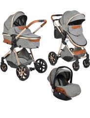 Cangaroo Καρότσι Alma 3 σε 1 Dark Grey 108048