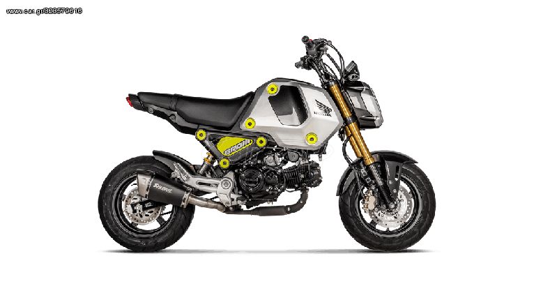 ΕΞΑΤΜΙΣΗ AKRAPOVIC HONDA MSX 125 / GROMM '21-'22