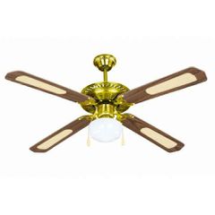 Eurolamp 147-29001 Ανεμιστήρας Οροφής 130cm με Φως Καφέ