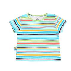 Βρεφικό t-shirt ριγέ πολύχρωμο Boboli 134154 για αγόρια (6-18 μηνών)