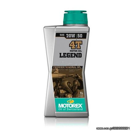 Κωδ.226045 Motorex λάδι 4T Legend 20W/50 1Lt τηλ.215-215-8211