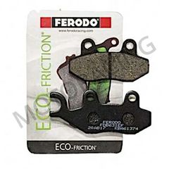 ΤΑΚΑΚΙΑ ΠΙΣΩ KAWASAKI Z400 19'-24' / MODENAS KRISTAR 125 / TRIUMPH TIGER 1050 07'-12' FERODO (FDB631EF)