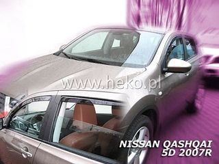Ανεμοθραύστες Heko Nissan Qashqai J10 2006-2013 Μπροστά & Πίσω Δωρεάν Αποστολή
