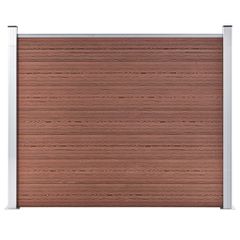 Πάνελ Περίφραξης Καφέ 180 x 146 εκ. από WPC 148980