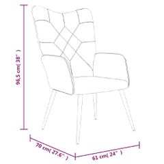 Πολυθρόνα Relax Σχέδιο Patchwork Υφασμάτινη με Σκαμπό 328186-thumb-8