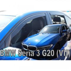 ΣΕΤ ΑΝΕΜΟΘΡΑΥΣΤΕΣ ΑΥΤΟΚΙΝΗΤΟΥ ΑΠΟ ΕΥΚΑΜΠΤΟ ΦΙΜΕ ΠΛΑΣΤΙΚΟ HEKO - 4 ΤΕΜ. για BMW 3 G20/G21 4D/5D '19>