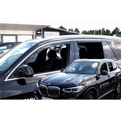 ΣΕΤ ΑΝΕΜΟΘΡΑΥΣΤΕΣ ΑΥΤΟΚΙΝΗΤΟΥ ΑΠΟ ΕΥΚΑΜΠΤΟ ΦΙΜΕ ΠΛΑΣΤΙΚΟ HEKO - 4 ΤΕΜ. για BMW X5 G05 5D '18+