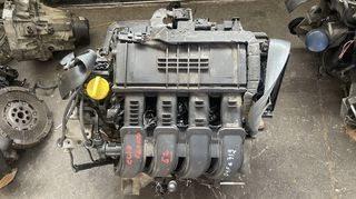 Κινητήρας βενζίνης Renault D4F (B) 712 1.2lt 16v 75HP από Renault Clio 2/Thalia '01-'06, για Renault Kangoo '00-'08, 160.000 km