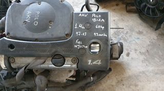 ΚΙΝΗΤΗΡΑΣ VW POLO 1.4CC  60HP ΚΩΔΙΚΟΣ AKV ΜΕ ΣΑΣΜΑΝ 