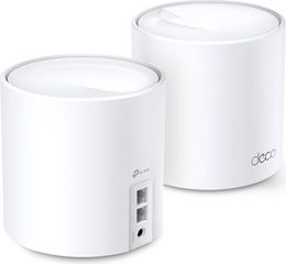 TP-Link Mesh Wifi 6 Access Point Deco X20, AX1800 Dual Band, 2τμχ, V.2.0 - (DECO-X20-2PACK)