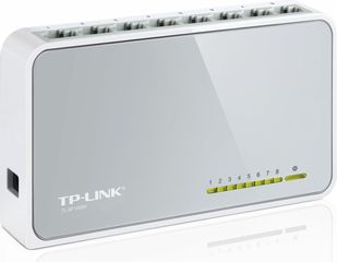 TP-Link Desktop Switch 8-Port 10/100Mbps, Ver. 8.2 - (TL-SF1008D)