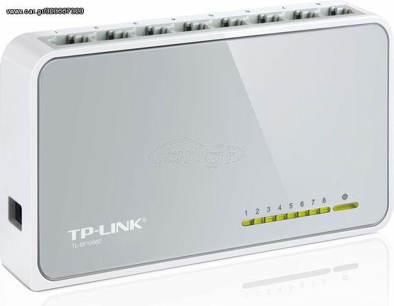 TP-Link Desktop Switch 8-Port 10/100Mbps, Ver. 8.2 - (TL-SF1008D)