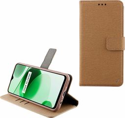 Volte-Tel Θηκη Realme C35 6.6'' Allure Magnet Book Stand Clip GOLD - (5205308312922)