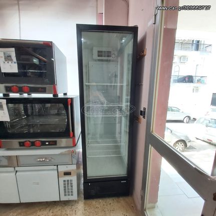 Ψυγείο βιτρίνα αναψυκτικών, 60*60*202 εκ. Crystal, Amazon economy μαύρο. Ποιότητα & Τιμή Stockinox