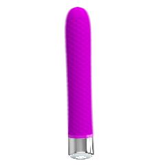 Κλασικός Δονητής Σιλικόνης Sensual Pleasure Reginald Vibrator (Μωβ) - Pretty Love