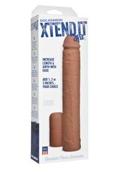 Doc Johnson Xtend It Kit Penis Sleeve 23cm Brown-thumb-1