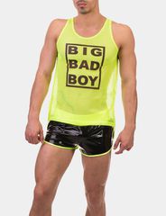 Neon Tank Top Big Bad Boy - Yellow