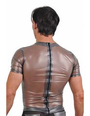 Gray Short sleeve T-shirt-thumb-1