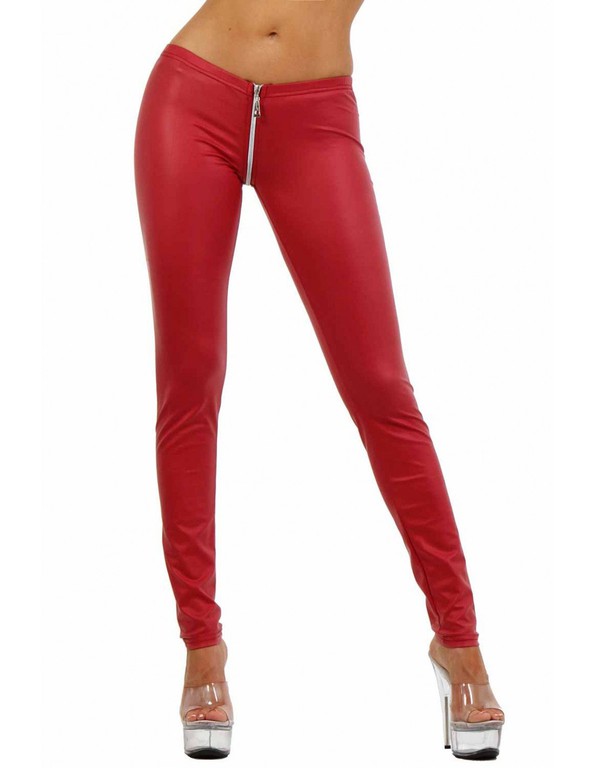 Red Slim fit trouser