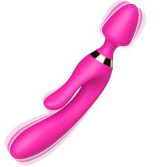 Elegant 2 σε 1 Magic Wand Δονητής Κουνελάκι - Ροζ