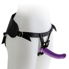 Γυναικείο Harness Strap-On Kiotos με Μωβ Dildos (3 pcs)