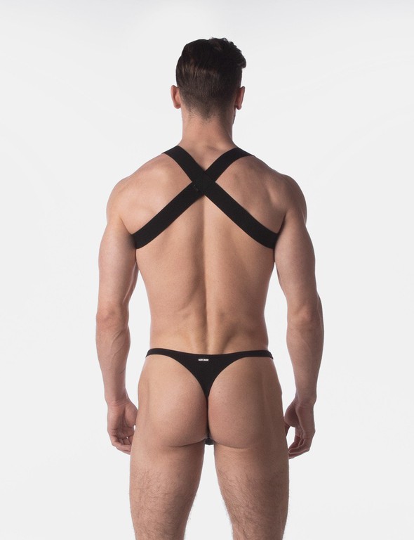 Barcode Berlin Elastic Harness Matt Black - Taille
